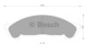 BOSCH 0 986 AB2 349 Brake Pad Set, disc brake